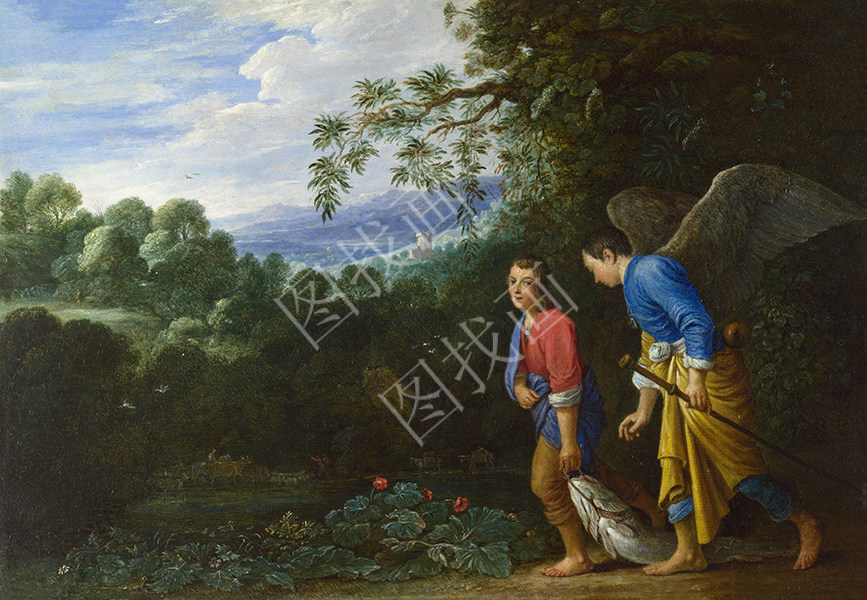 Tobias and the Archangel Raphael Print